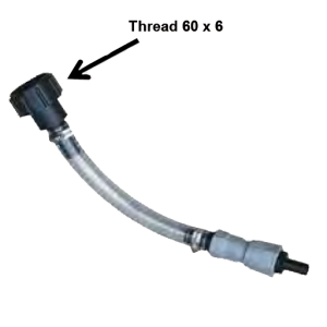 Piusi kit ibc onderaansluiting