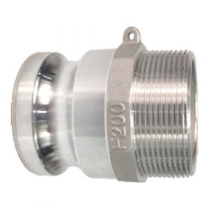 Camlock Aluminium Stekker-Mannelijk